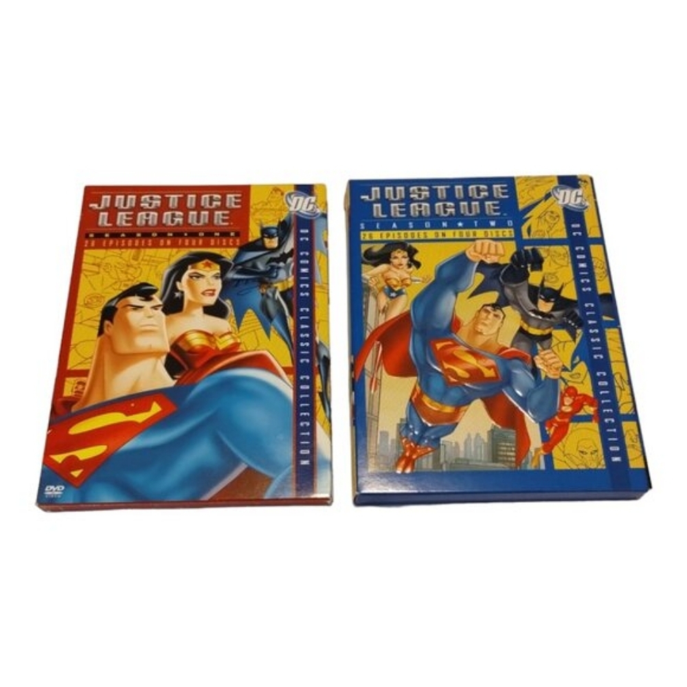 Justice League DC Comics Classic Collection Season 1 -‎ 2 DVD 4-Disc Box Set